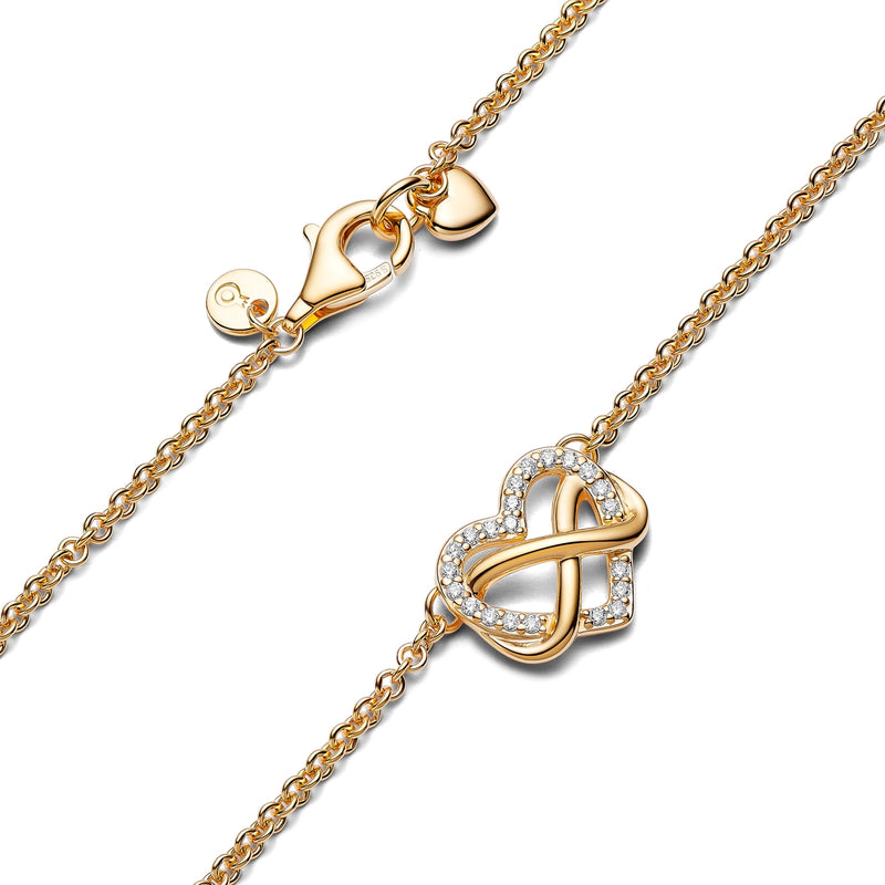 Pandora Moments Metalen Ketting Met Gouden Plating 362666C01-50-zoom-