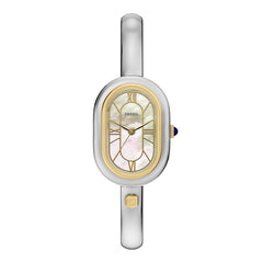 Fossil Sloan Oval White Dial Watch ES5455