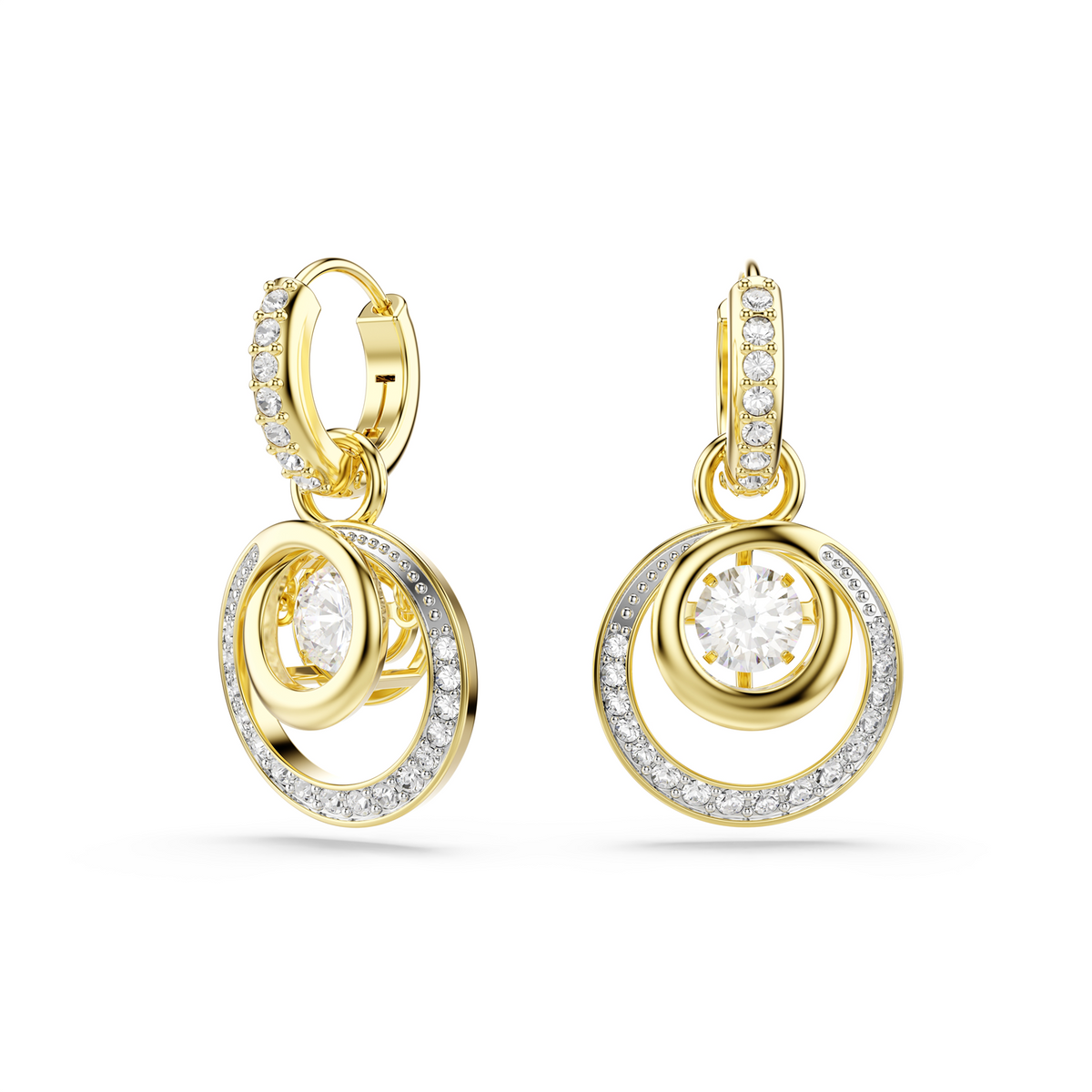 Swarovski Hyperbola Gold Plated Earrings 5738249