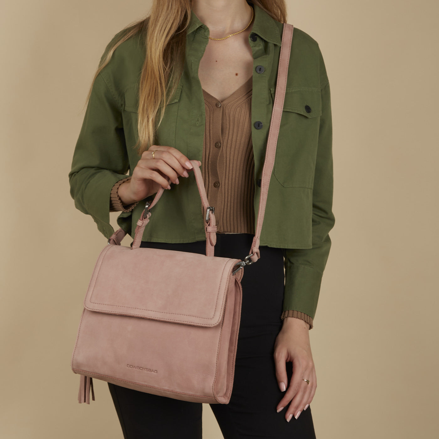 Cowboysbag Pink Handbag 3382-000635