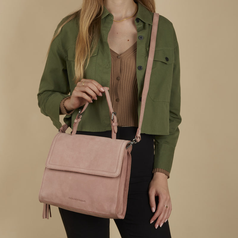 Cowboysbag Del Rey Pink Leather Handbag 3382-000635-zoom-