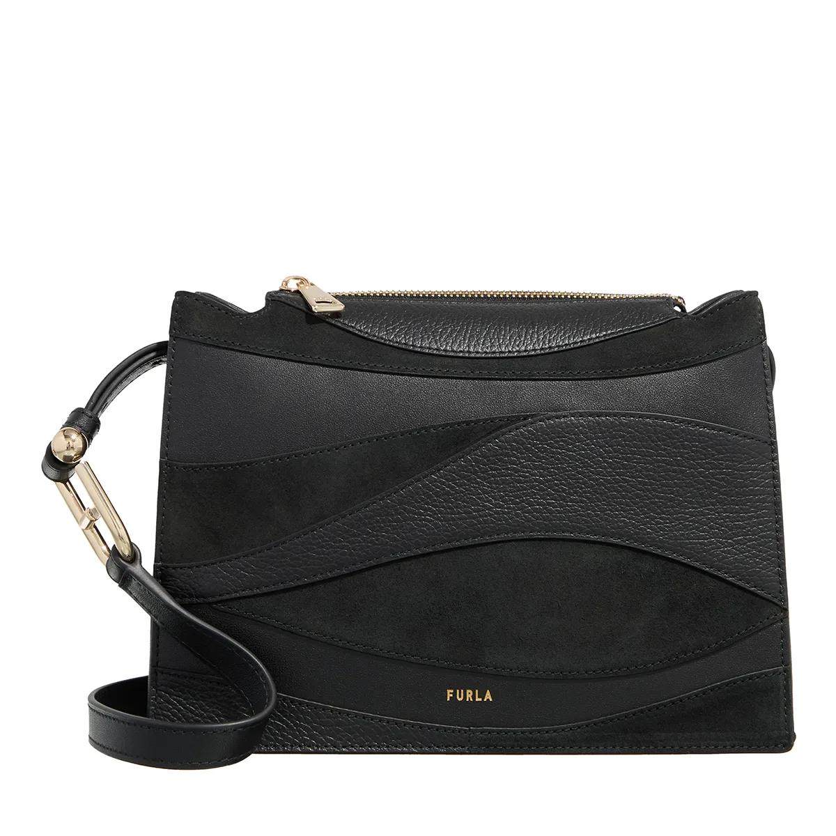 Furla Nuvola Black Leather Crossbody bag 2001-A0629253