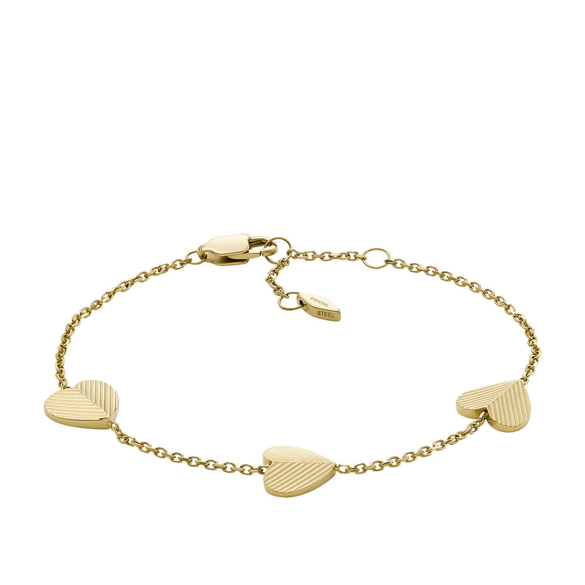 Unique Damesarmband Met Roestvrij Stalen Plaat, Rosé B5282-R-SL Unique Damesarmband Met Roestvrij Stalen Plaat, Rosé B5282-R-SL