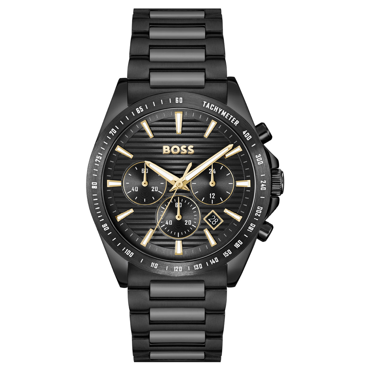 Hugo Boss Strike Chrono Black Men's Watch HB1514291