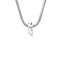 Diesel D Logo Stainless Steel Unisex Necklace DX1672040