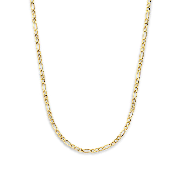 Rivoli Nina 14 karaat gouden ketting met figaro schakel