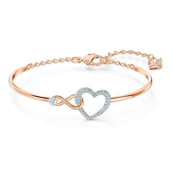Swarovski Infinity Bangle 5518869 (Length: 14.00-18.50 cm)