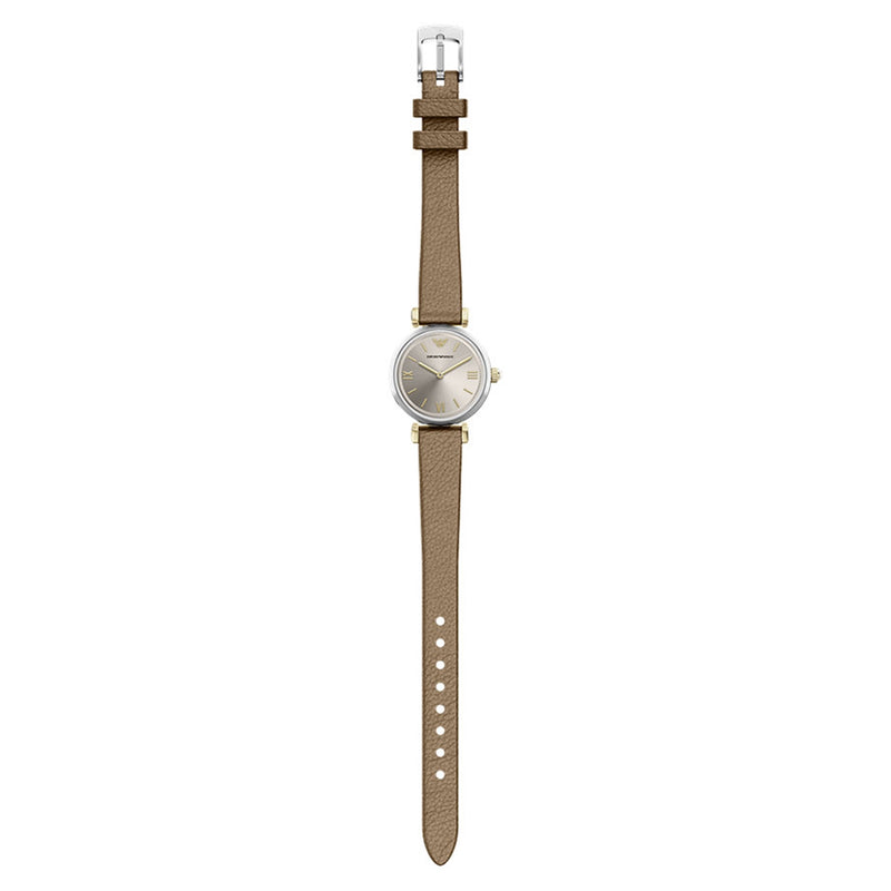 Emporio Armani Round Gold Dial Watch AR11770-zoom-