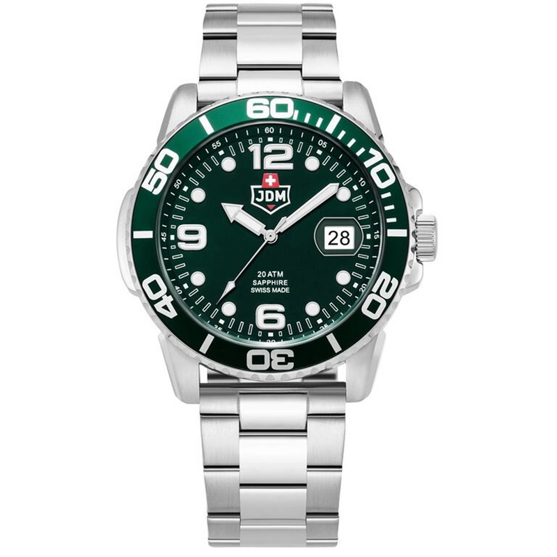 JDM Military Mike Plus Green Sunray Men's Watch JDM-WG029-01-zoom-