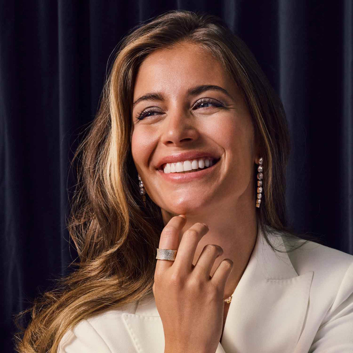 Sif Jakobs Felline 18 karat gold plated Ring SJ-R2393-CZ-YG-58