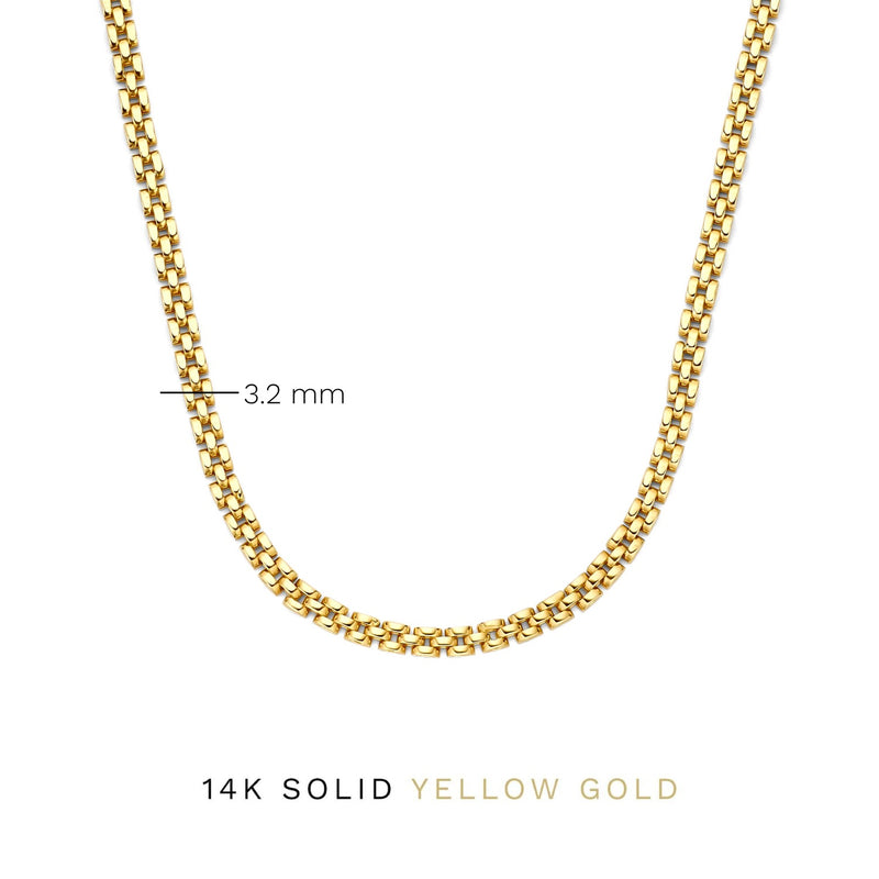 Isabel Bernard Cadeau d'Isabel 14 karaat gouden ketting en armband giftset IB90172-zoom-