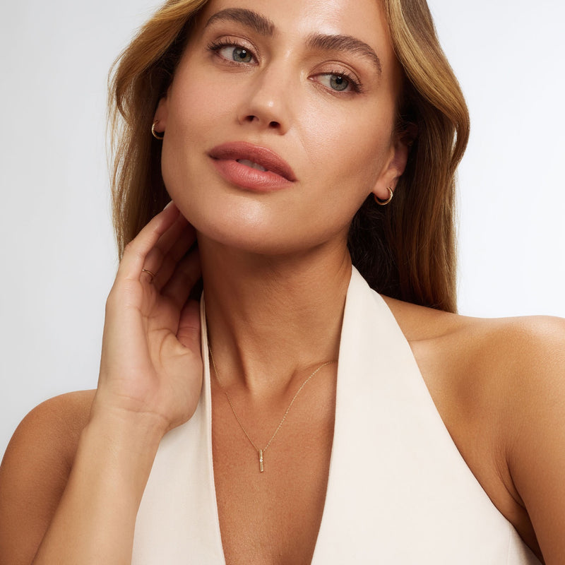 Isabel Bernard De la Paix Mia 14 karaat gouden oorbellen met diamant 0.06 karaat IBD360037-zoom-