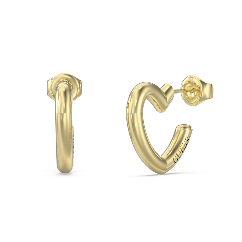 GUESS Gold-coloured Earrings JUBE05535JWYGT/U-zoom-