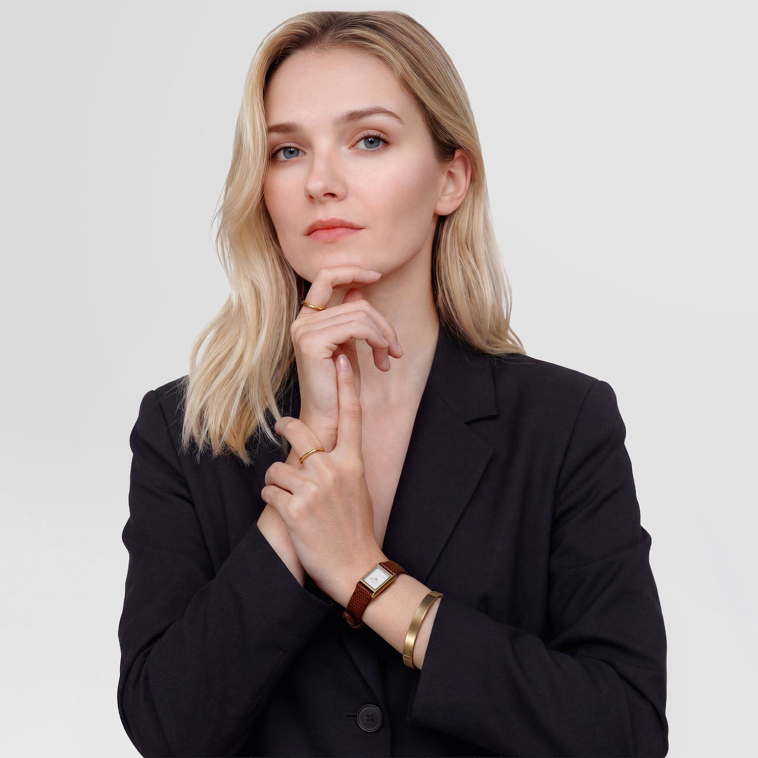 Daniel Wellington Bound Mini Light Brown Lizard Women's Watch DW00100905