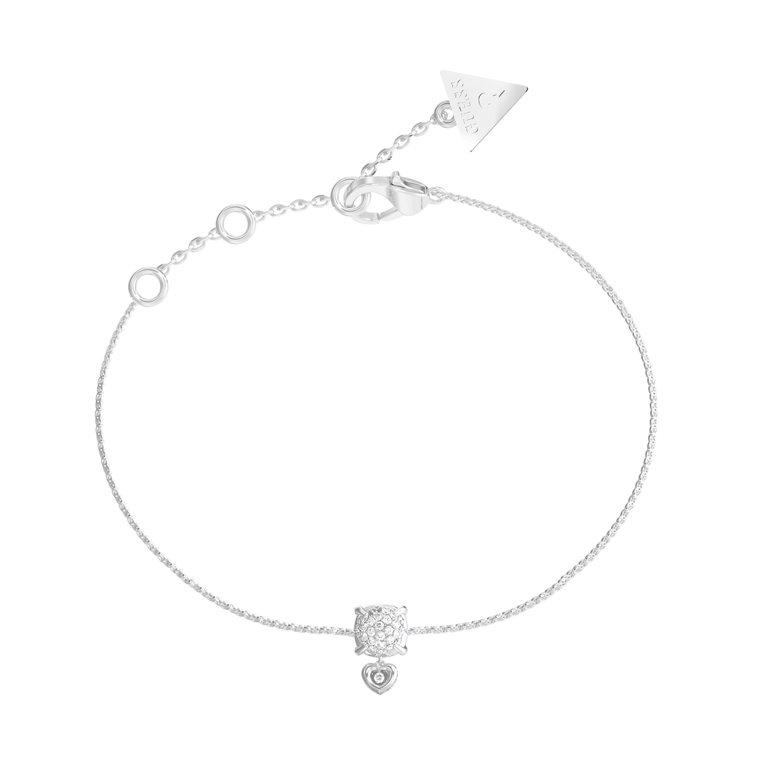 Guess L.O.V.E. Silver Bracelet JUBB05469JWRHS