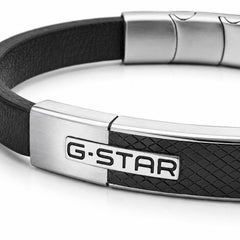 G-Star Mtrx Black Leather Bracelet GSJ.105.03