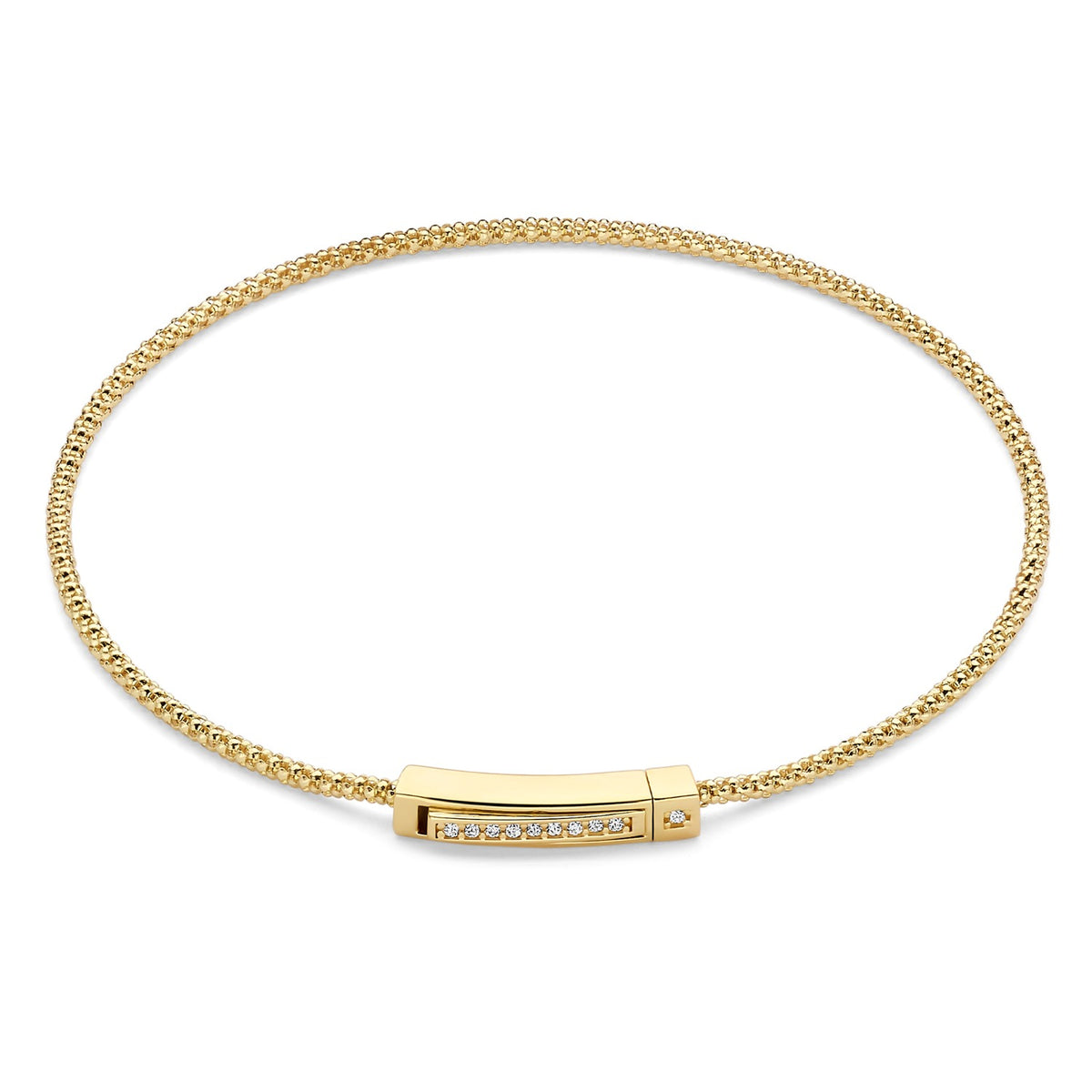 Isabel Bernard Le Marais Liaison 14 Karat Gold Bracelet With Zirconia Stones IB320154