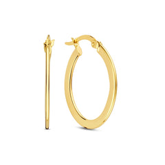 Beloro Jewels Regalo d'Amore 9 karat gold hoop earrings gift set BO90023