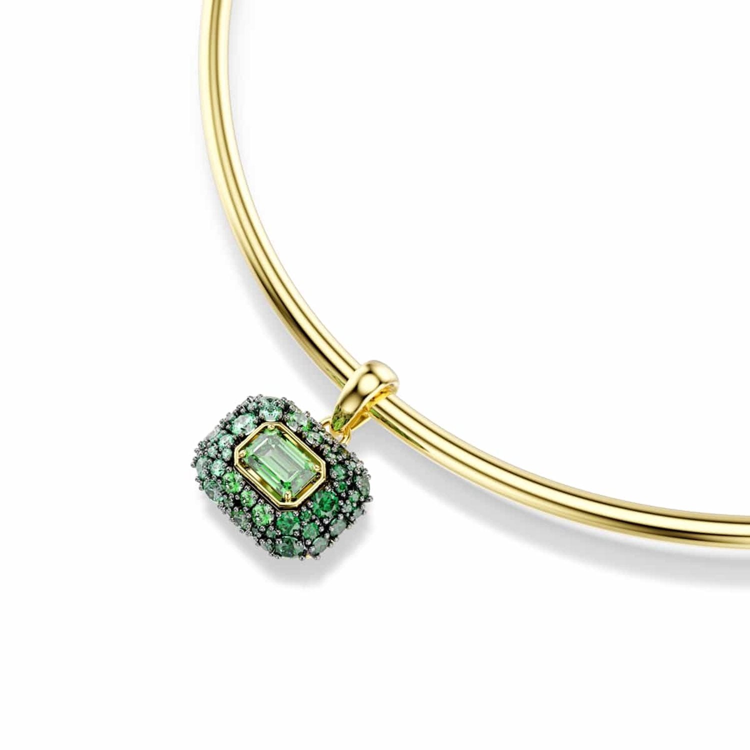 Swarovski Sublima Glam Gold-Tone Choker with Green Accents 5760763