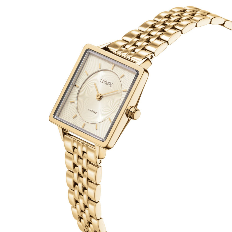 Olympic Goud en Crème Dameshorloge OL1DDD001-zoom-
