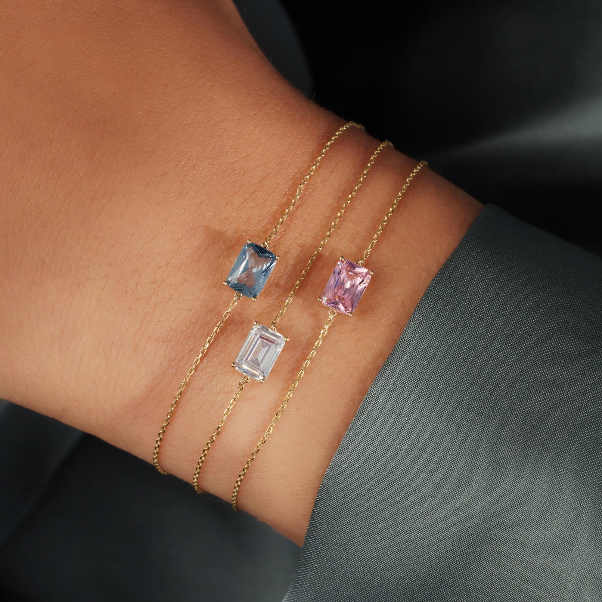 Beloro Jewels La Milano Colori Byanca 9 Karaat Armband BO320014