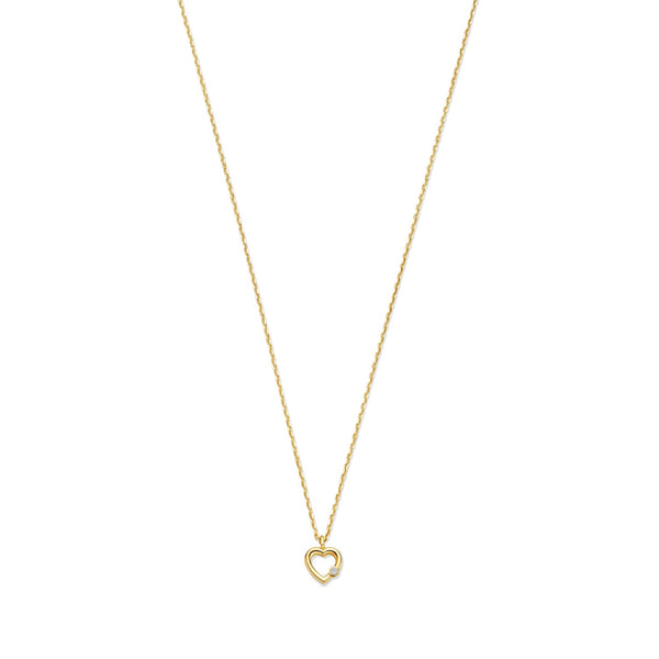 Isabel Bernard De La Paix Amore Ketting met Diamant 0.01 Karaat IBD350033