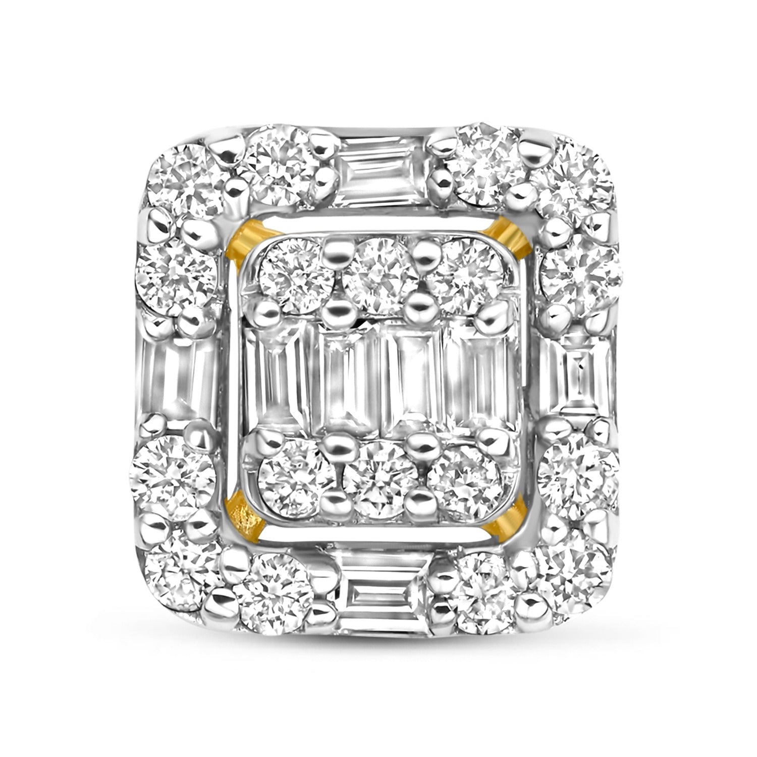 Isabel Bernard De la Paix Elena 14 karat gold stud ear studs with diamond 0.25 carat IBD360032