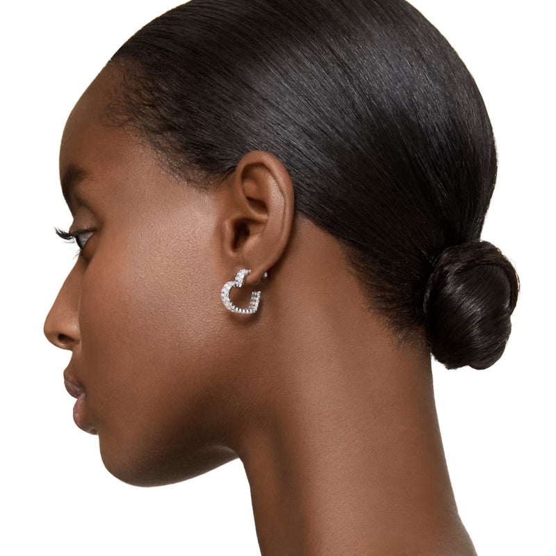 Swarovski Matrix Silver-coloured Earrings 5653170-zoom-
