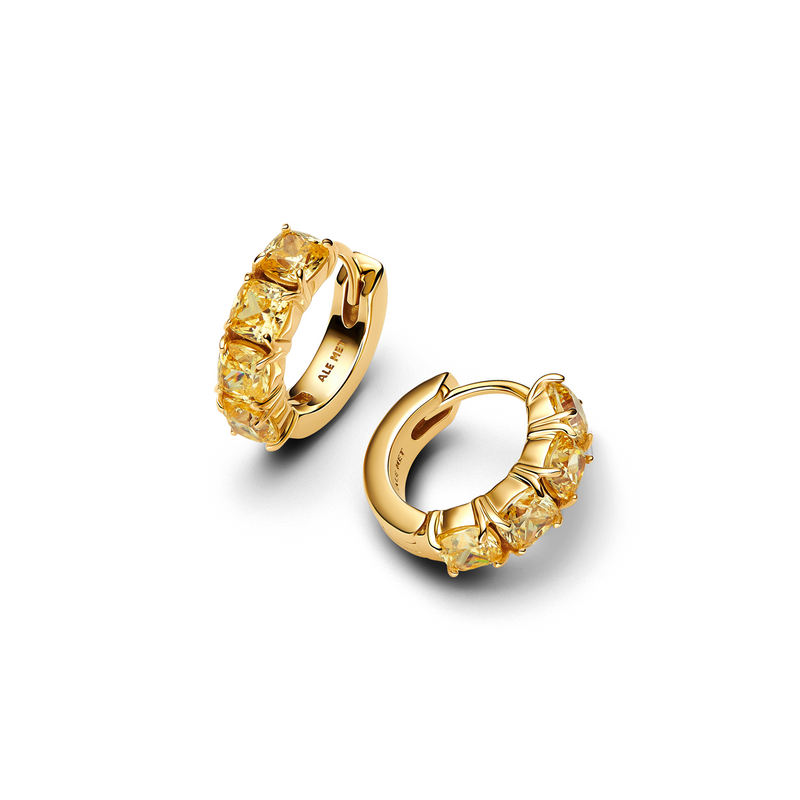 Pandora Timeless Gold Plated Gele Oorringen 263851C02-zoom-