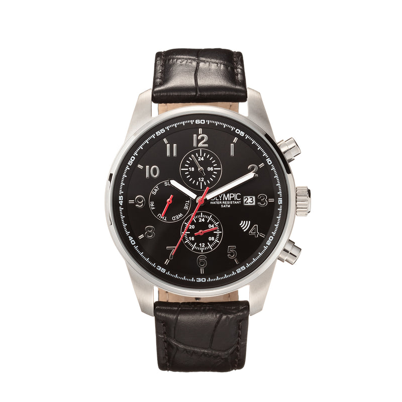 Olympic Zwart Heren Horloge 2002-OL89HSL046-zoom-