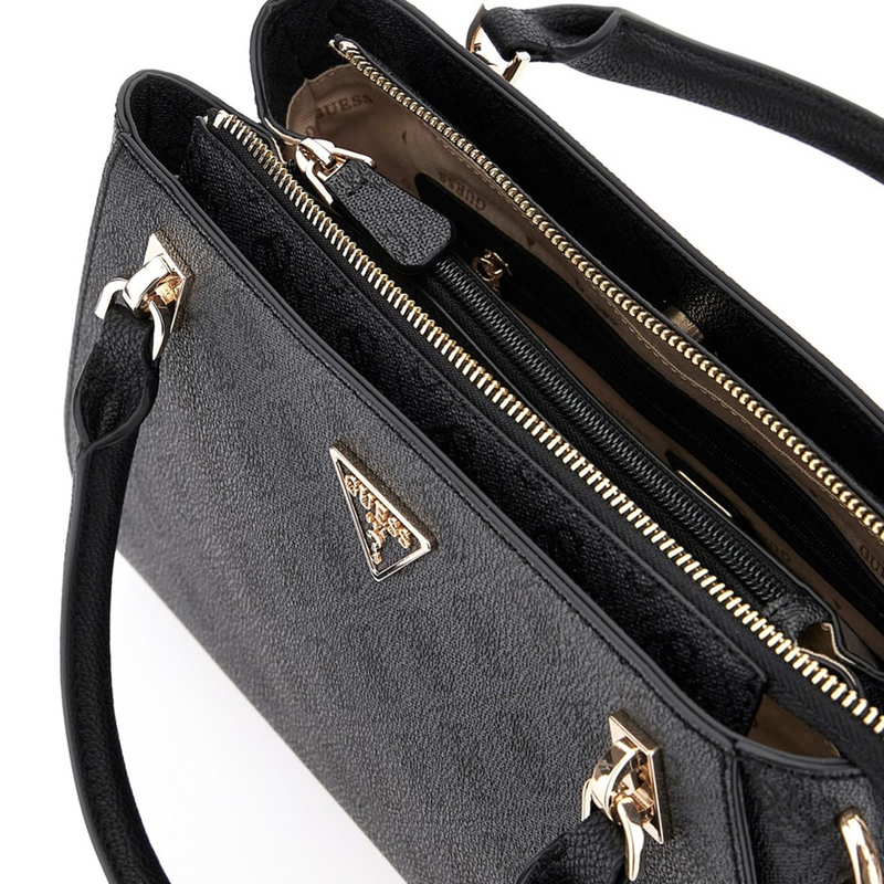 Guess Noelle Coal Logo Luxury Shoulder Bag HWBG96-72070-CLO-zoom-