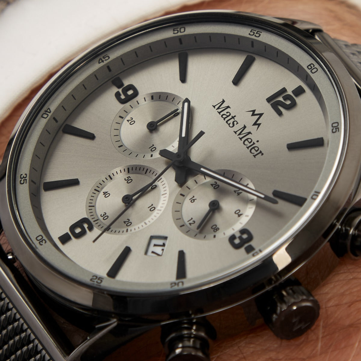 Mats Meier Grand Cornier Chronograph Men's Watch Gun Metal MM00136