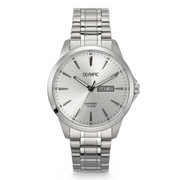 Olympic John Zilverkleurig Herenhorloge OL26HSS320
