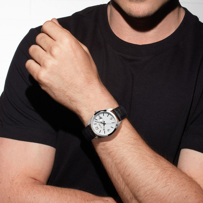 Olympic Louis Zilverkleurig Herenhorloge OL75HSL001-zoom-