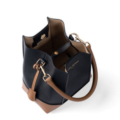 Isabel Bernard Femme Forte Minette Black Calfskin Handbag IB21114-001