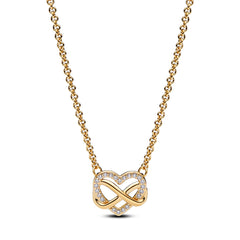 Pandora Moments Metalen Ketting Met Gouden Plating 362666C01-50