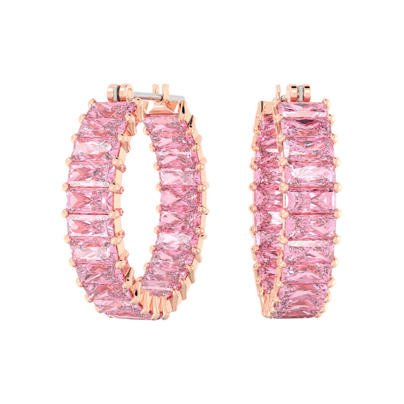Swarovski Matrix Rosegold coloured Earrings 5657726-zoom-