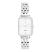 OOZOO Vintage Zilver en Wit Dameshorloge C20416