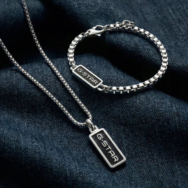 G-Star Floatcore Zilveren Box Chain Armband GSJ.100.05-zoom-