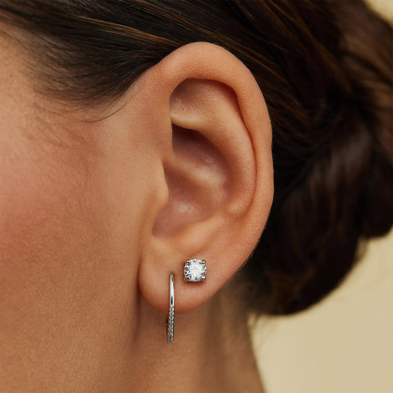 Parte Di Me 925 Sterling Zilveren Ponte Vecchio Pitti Creolen PDM36012-zoom-