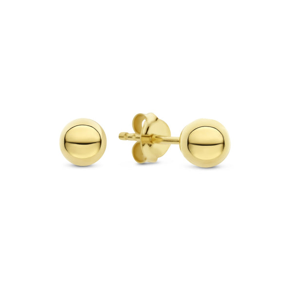Parte Di Me Bibbiena Poppi Casentino 925 Sterling Zilveren Gold Plated Oorknoppen PDM36166