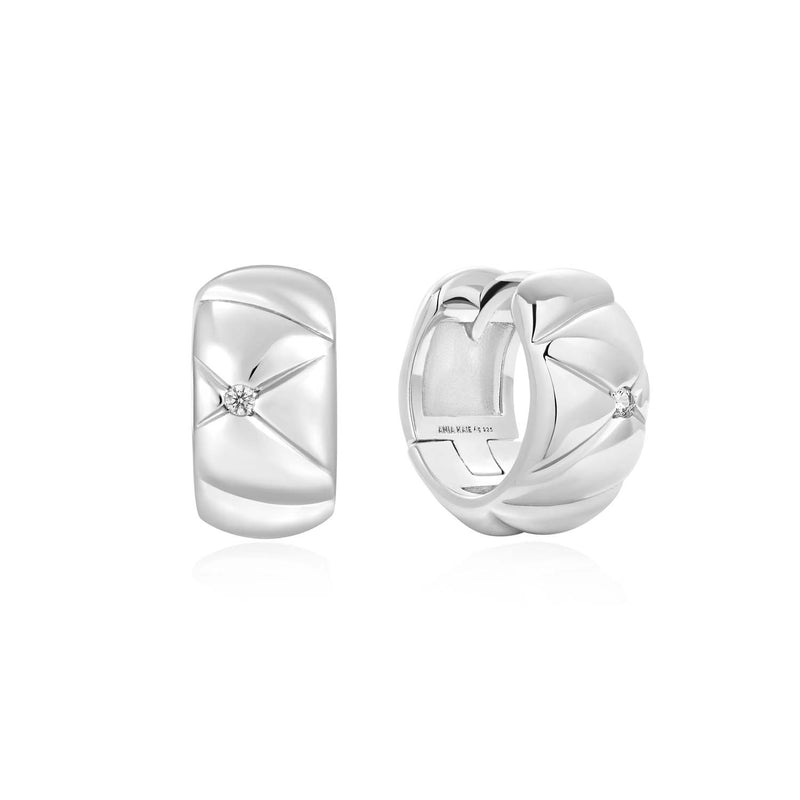 Ania Haie Heart Hunter 925 Sterling Silver Earrings 2002-AH-E057-05H-zoom-