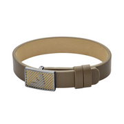 Emporio Armani Brown Leather Bracelet EGS3240060