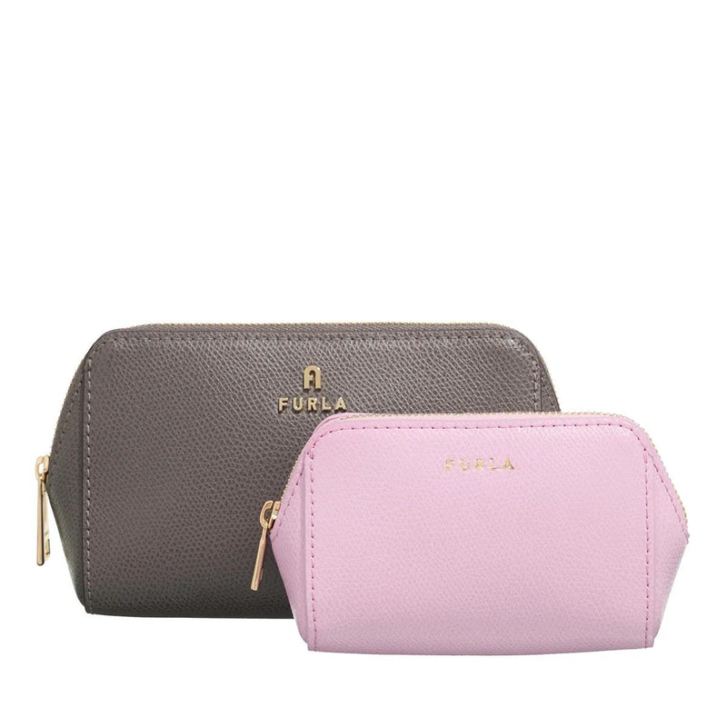 Furla Camelia Grey Leather Toiletry bag 2001-A0629282-zoom-