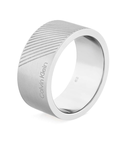 Calvin Klein RVS Ring 2002-CJ35000436G