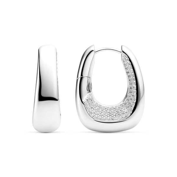 Sif Jakobs 925 Sterling Zilveren Borsa Grande Oorbellen SJ-E2621-CZ