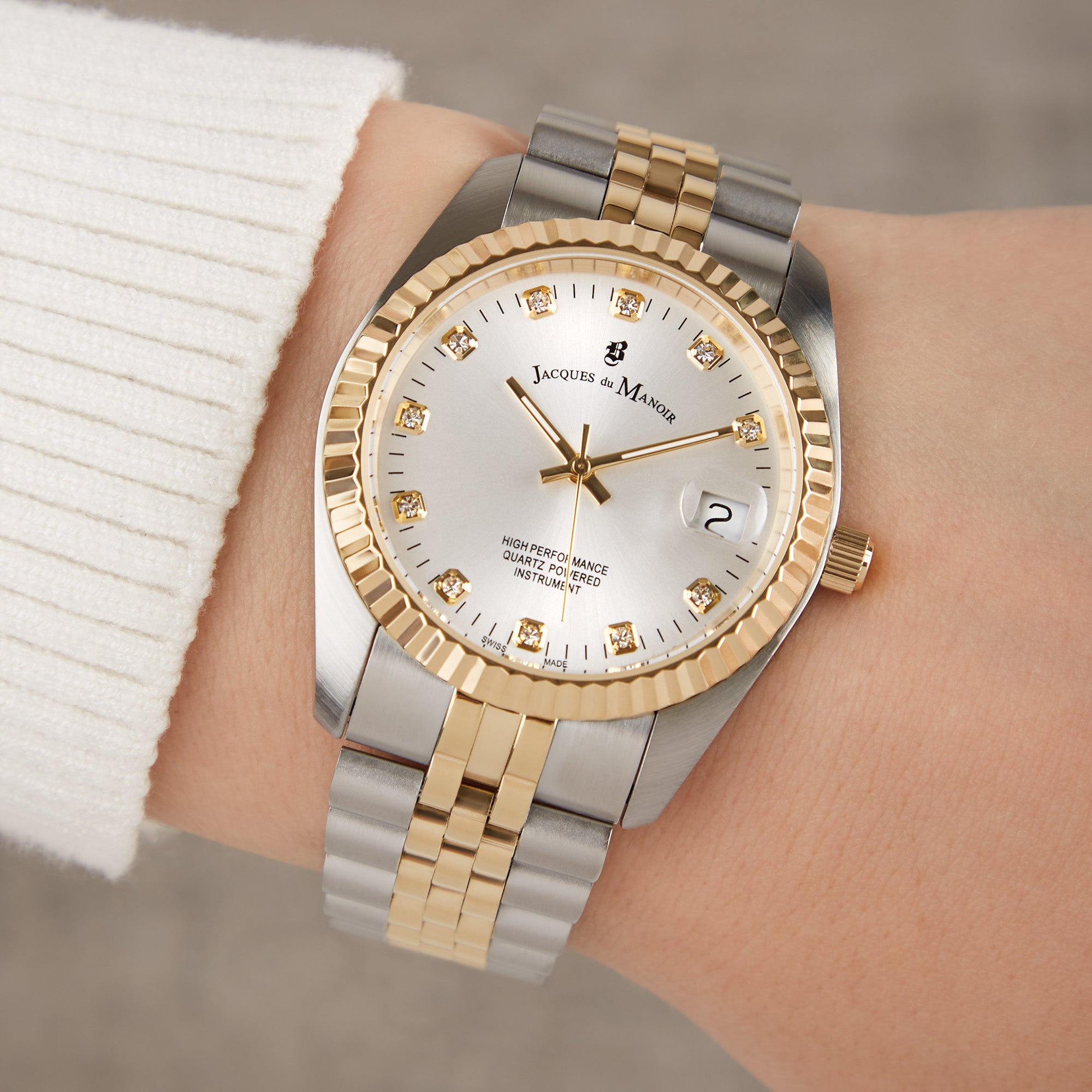 Jacques du Manoir Inspiration Gold Watch NRO.07