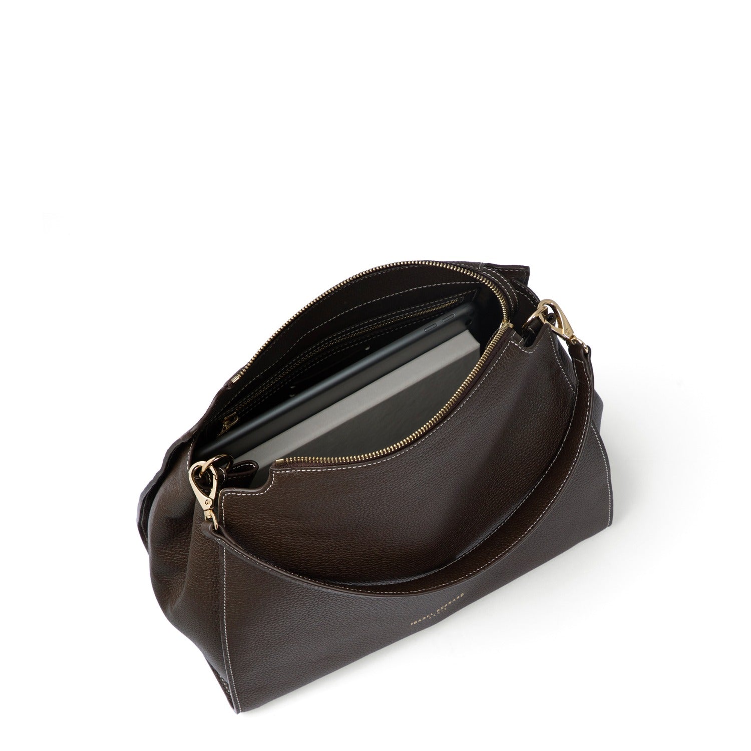 Isabel Bernard Honoré Emma Dark Brown Shoulder Bag IB21134-031