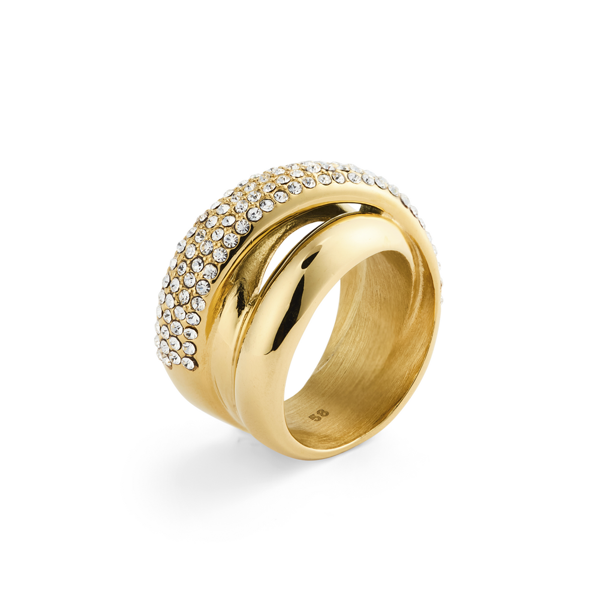 Mockberg Kenza Gold Plated Brume Ring MB1873