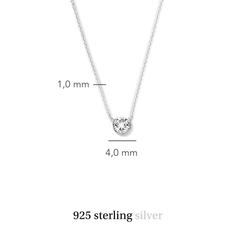 Violet Hamden Venus 925 Sterling Zilveren Ketting met Geboortesteen VH340009-JUL-zoom-